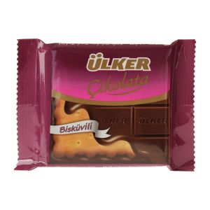Ülker Kare Çikolata Bisküvili 40 gr