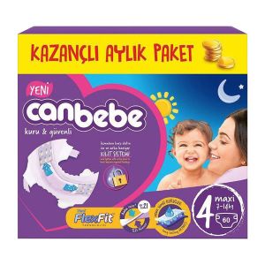 Canbebe Aylık Paket Maxi 60'lı 4 Beden