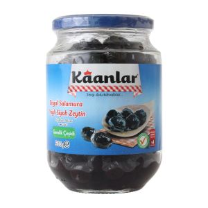 Kaanlar Doğal Salamura Yağlı Siyah Zeytin 500 gr