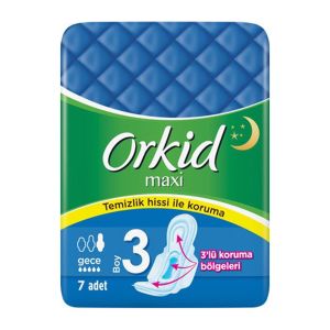 Orkid Maxi Kanatlı Gece 7'li