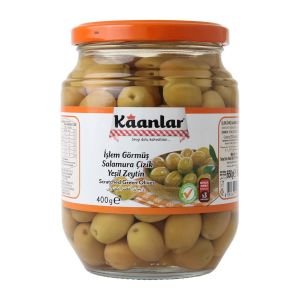 Kaanlar Çizik Yeşil Zeytin 400 gr