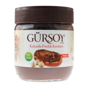 Gürsoy Kakaolu Fındık Kreması %15 fındık 400 gr