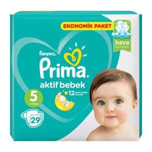 Prima Aktif Bebek Bezi Junior Eko 29'lu 5 Beden