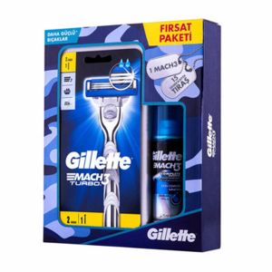 Gillette Mach3 Turbo Fırsat Paketi