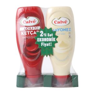 Calve Ketçap 600 gr + Mayonez 540 gr