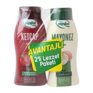 Pınar Ketçap 420 gr + Mayonez 350 gr