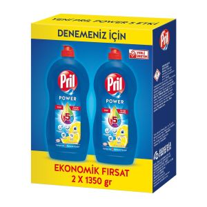 Pril Sıvı Bulaşık Deterjanı Limon 2'li 1350 ml