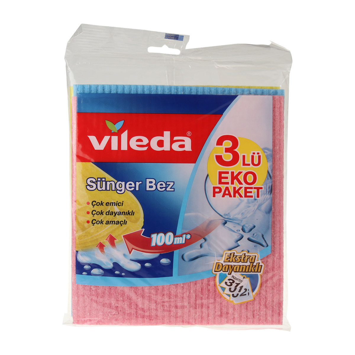 Vileda Sünger Bez 3 Al 2 Öde