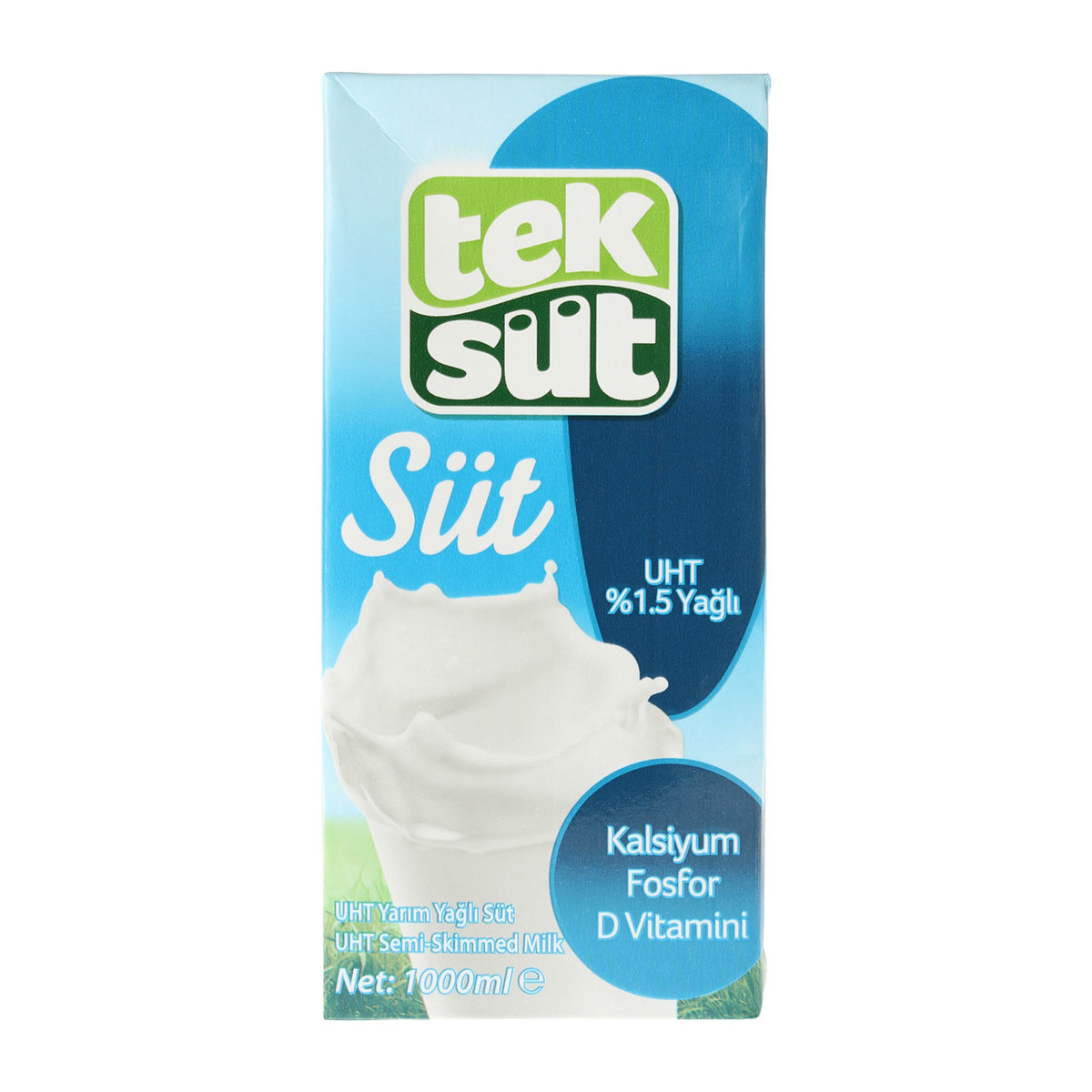 Teksüt Yarım Yağlı 1 L