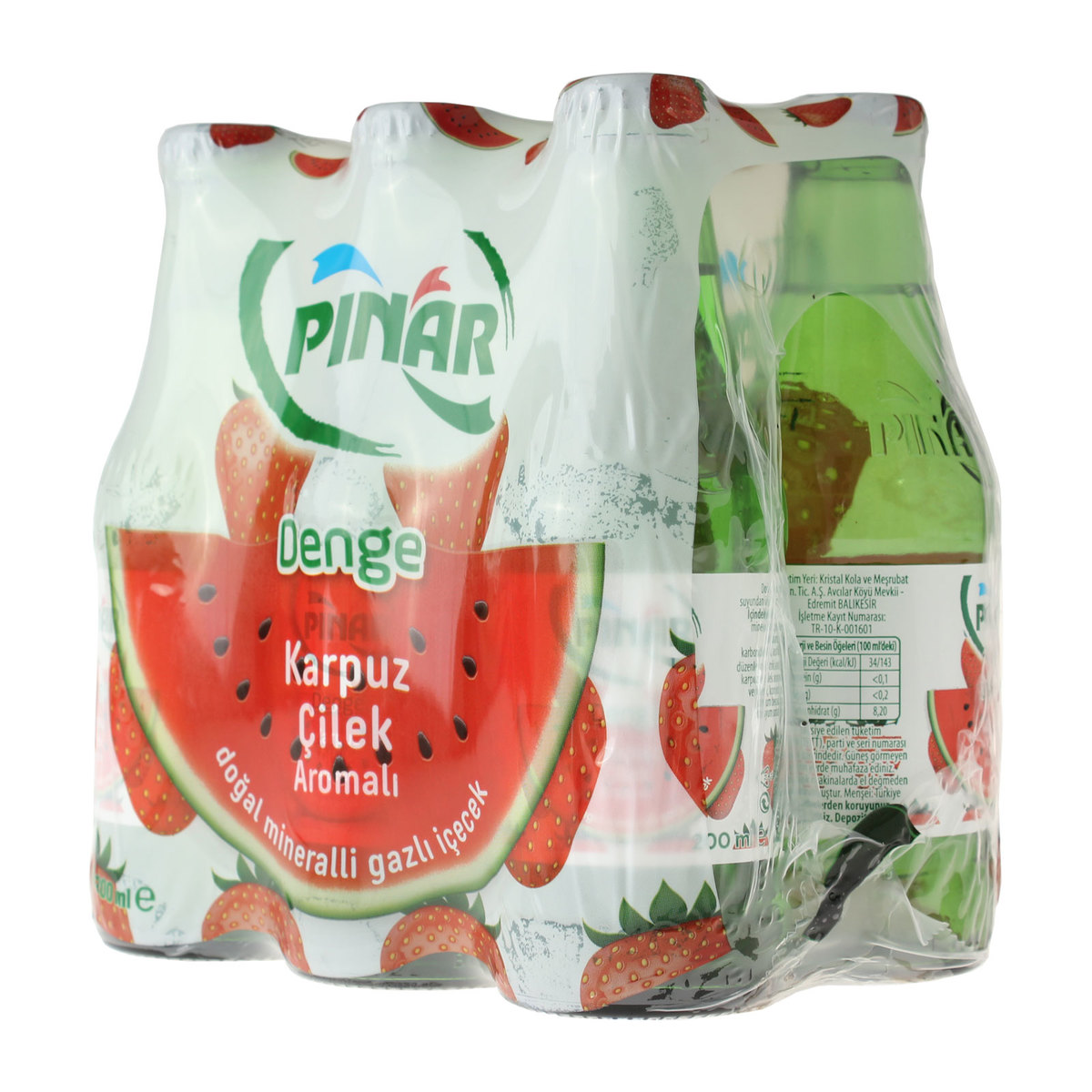 Pınar Maden Suyu Karpuz Çilek 6X200 ml