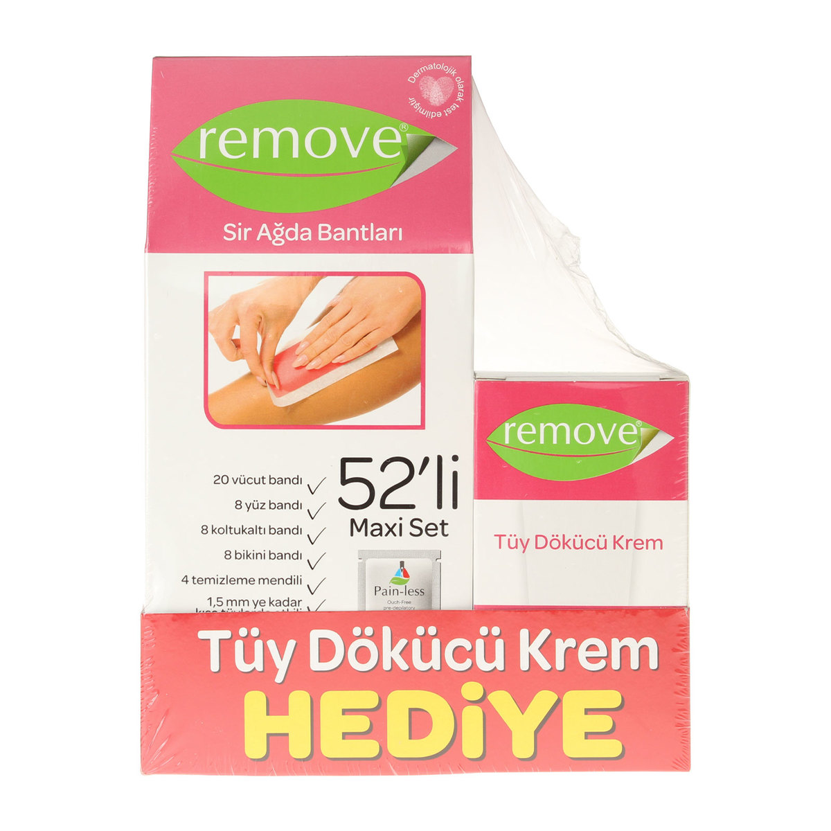 Remove Sir Ağda Bant 52'li Tüy Dökücü Krem Hediye