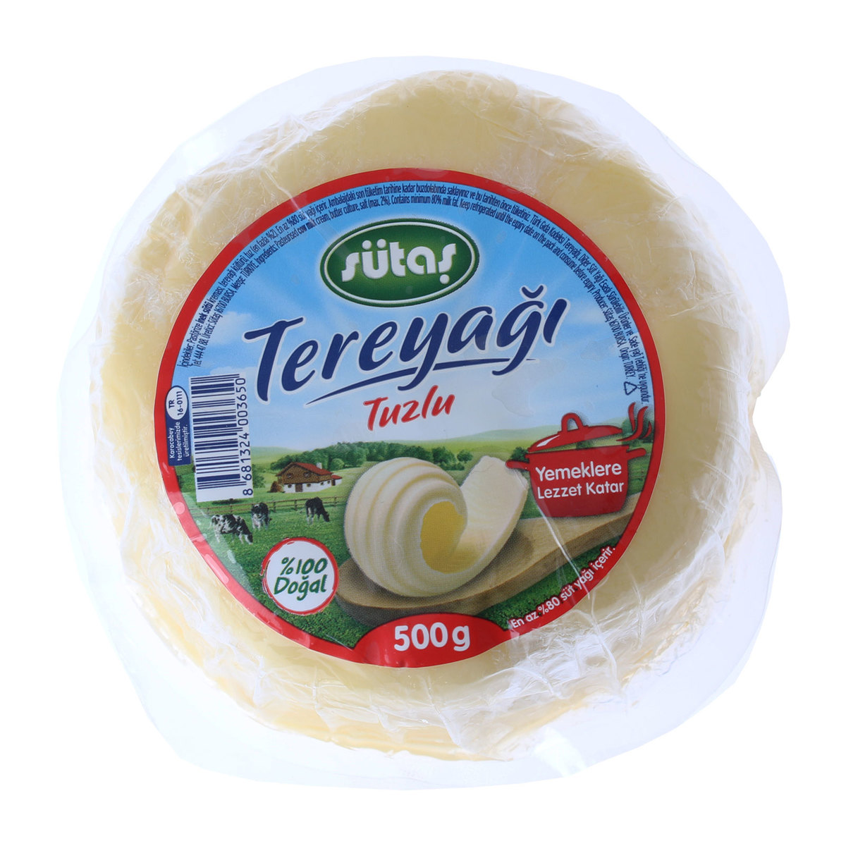 Sütaş Tereyağı Tuzlu 500 gr