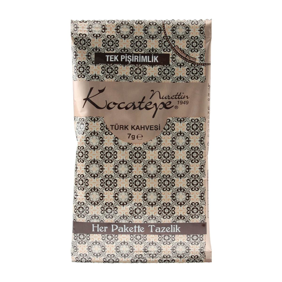 Kocatepe Türk Kahvesi Tek Pişirmelik 7 gr