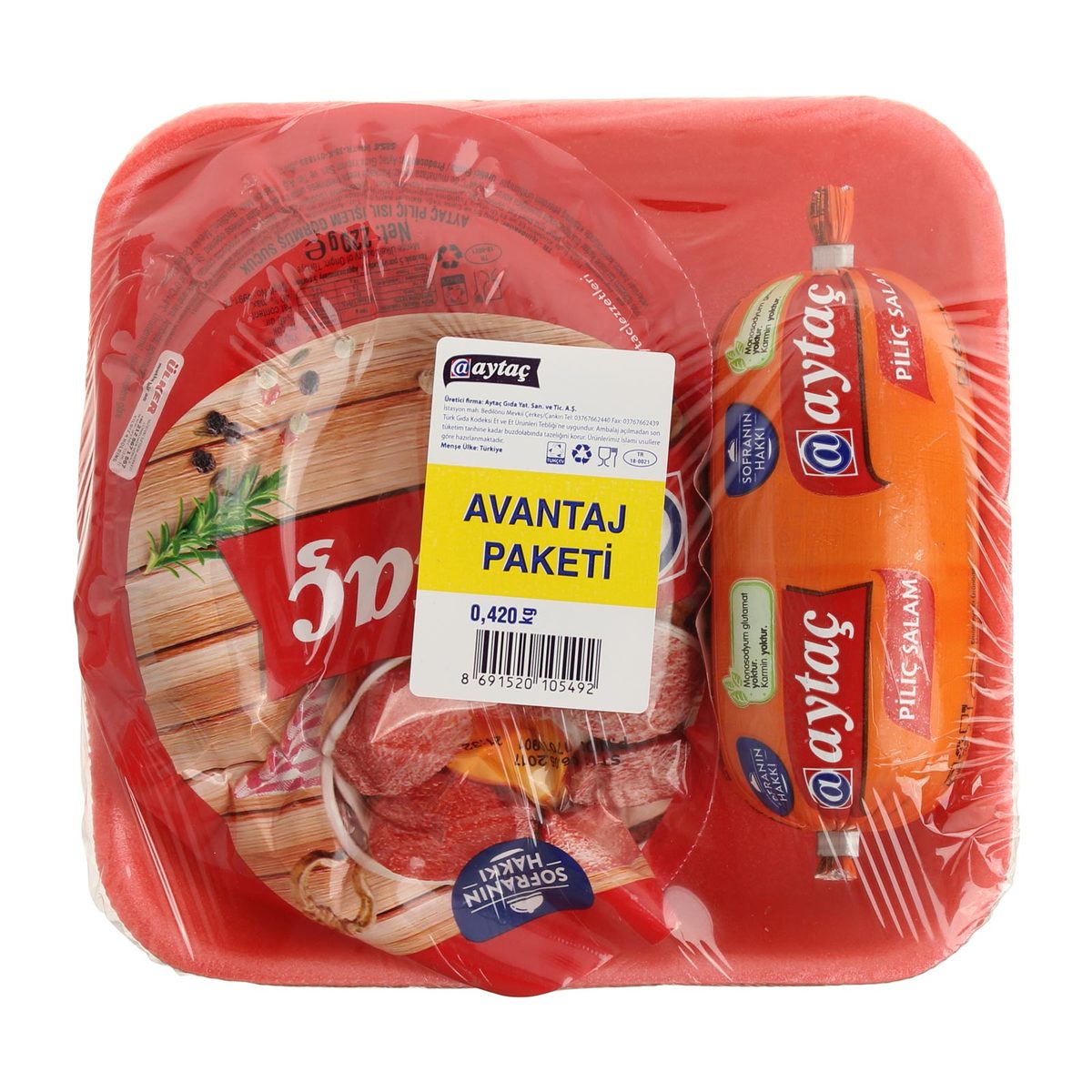 Aytaç Fırsat Paketi Sucuk+Salam 420 gr