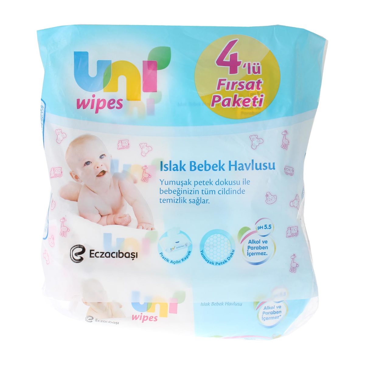 Uni Wipes Havlu 4'lü