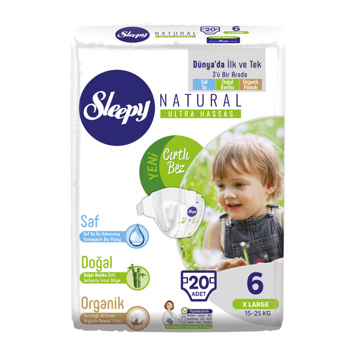 Sleepy Jumbo Large 20'li 6 Beden