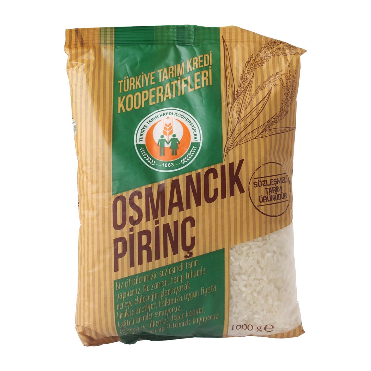 Türkiye Tarım Kredi Koop. Pirinç Osmancık 1 kg