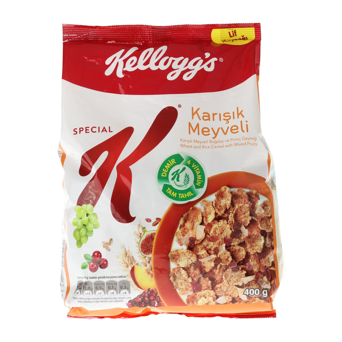 Kelloggs K.Flakes Karışık Meyveli 400 gr
