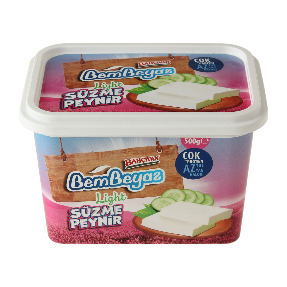 Bahçıvan Bembeyaz Süzme Light Peynir 500 gr