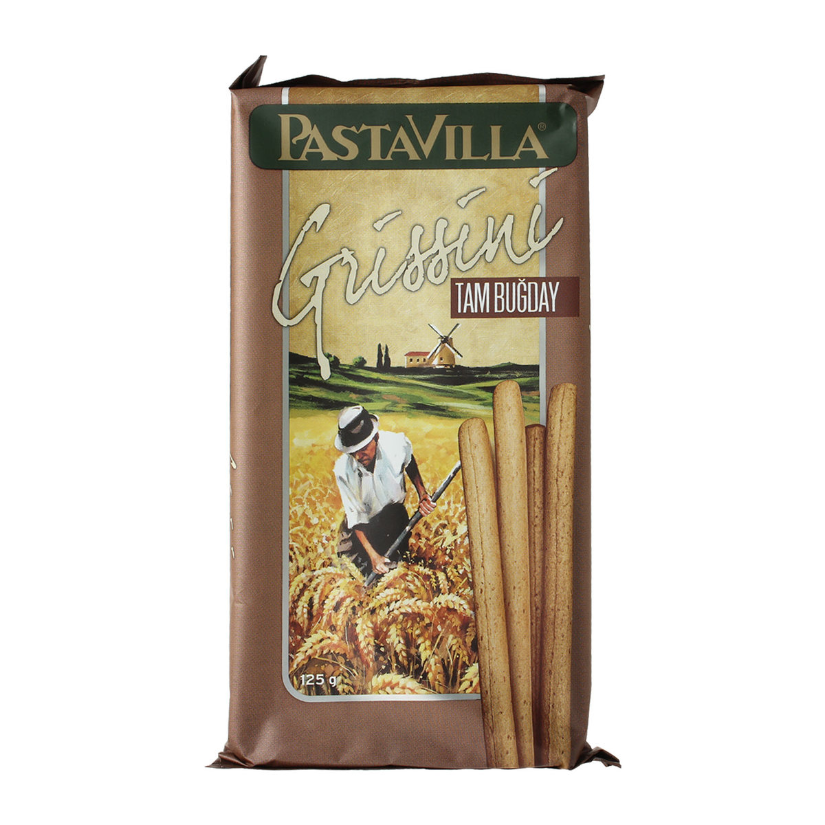 Pastavilla Grissini Tam Buğday 125 gr