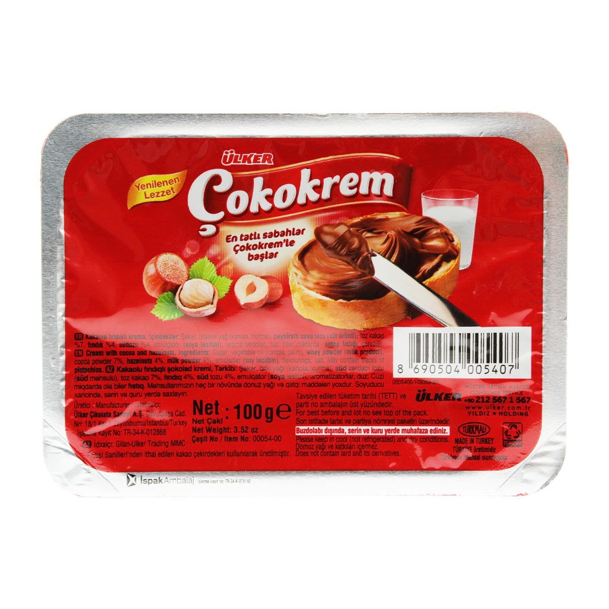 Ülker Çokokrem Blister 100 gr