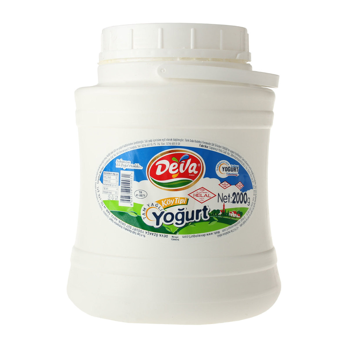 Deva Köy Tipi Yoğurt 2000 gr