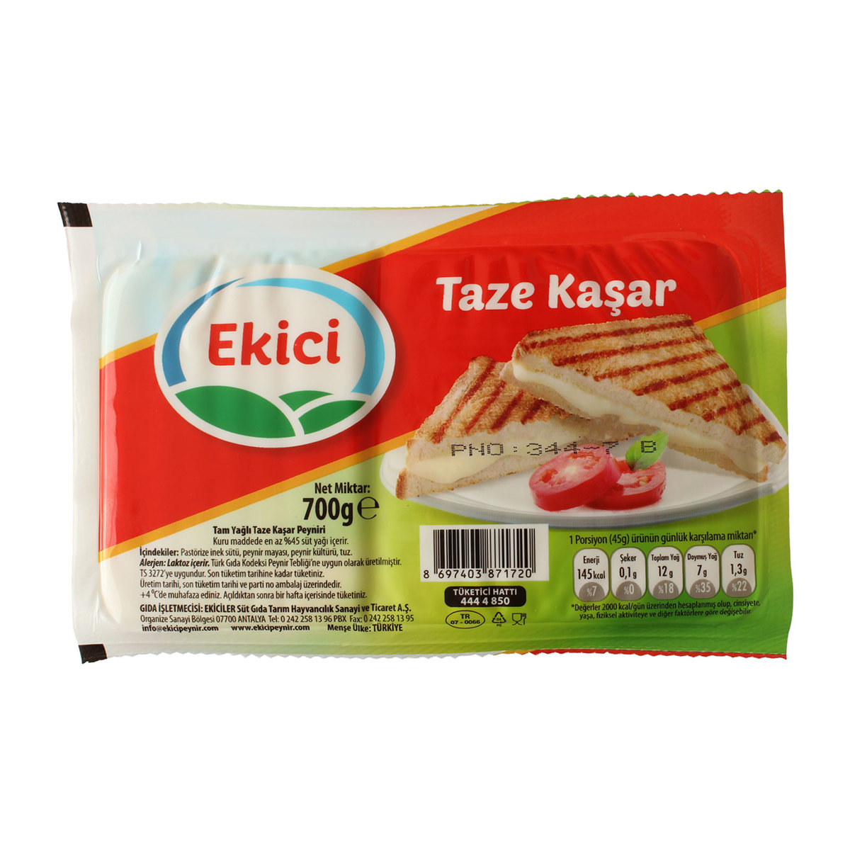 Ekici Kaşar 700 gr