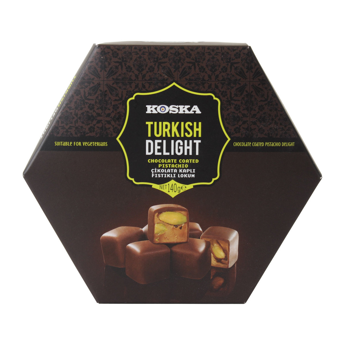 Koska Lokum Fıstıklı Çikolata Kaplı 140 gr