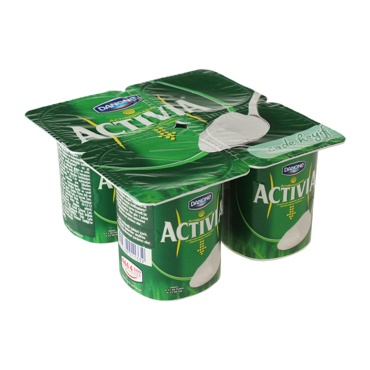 Danone Activia Sade Yoğurt 4X100 gr