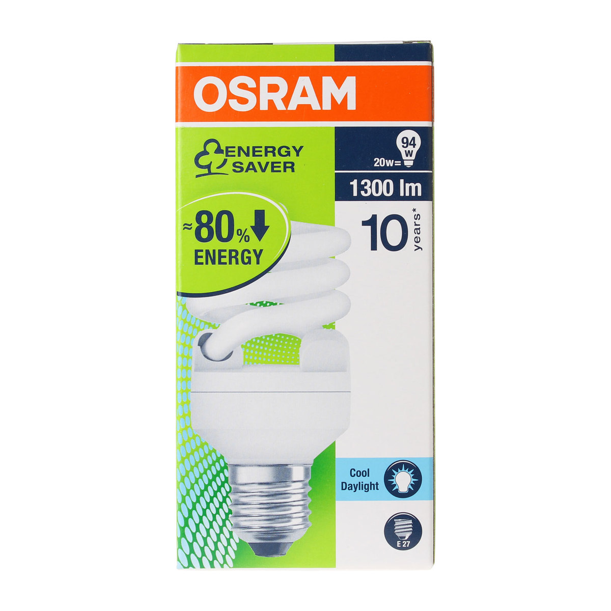 Osram Enerji Tasarruflu Spiral Beyaz Işık 20 Watt