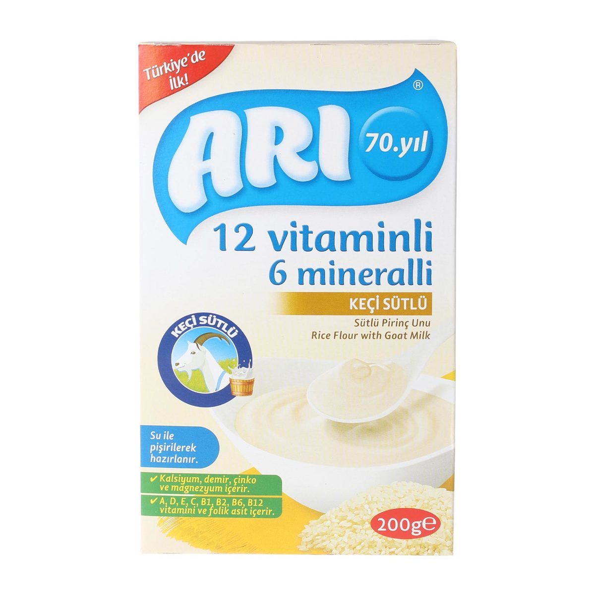 Arı Mama Keçi Sütlü Vitaminli 200 gr
