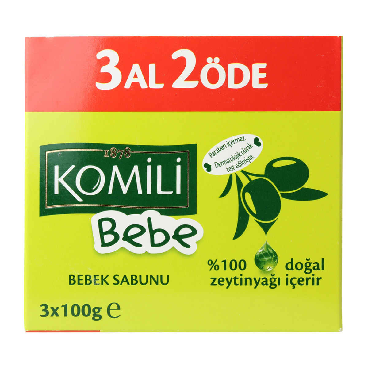 Komili Bebek Sabunu 3 Al 2 Öde 300 gr