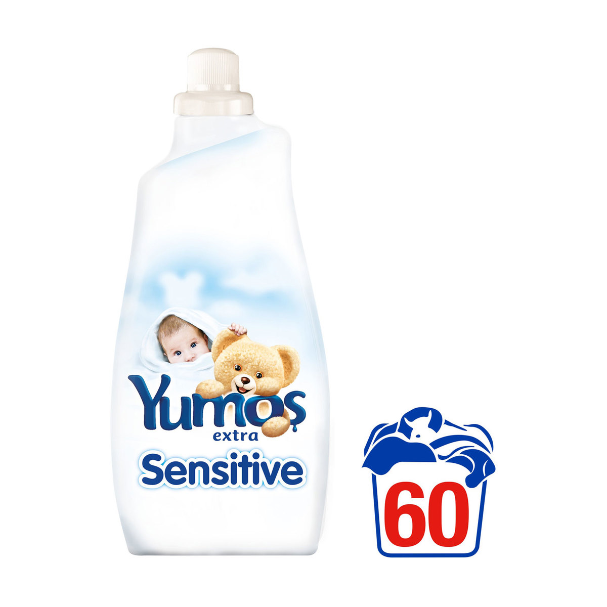 Yumoş Extra Çamaşır Yumuşatıcı Saf Beyaz 1440 ml