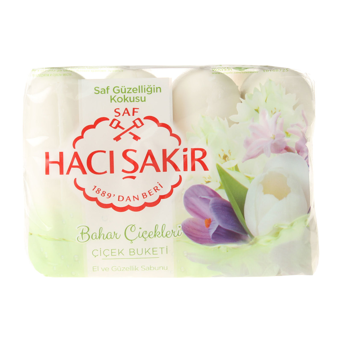 Hacı Şakir Güzellik Sabun Çiçek 4X70 gr