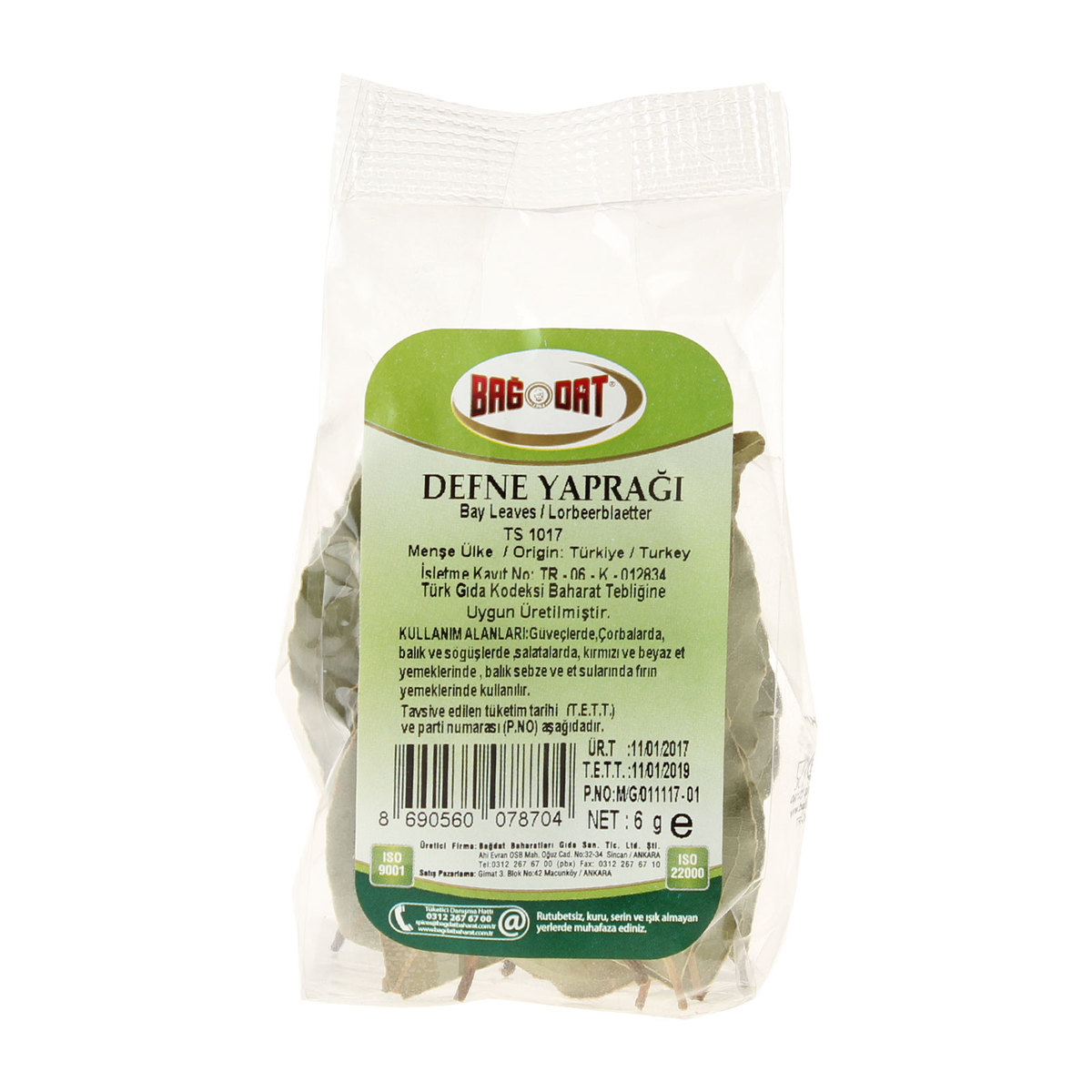 Bağdat Defne Yaprağı 6 gr