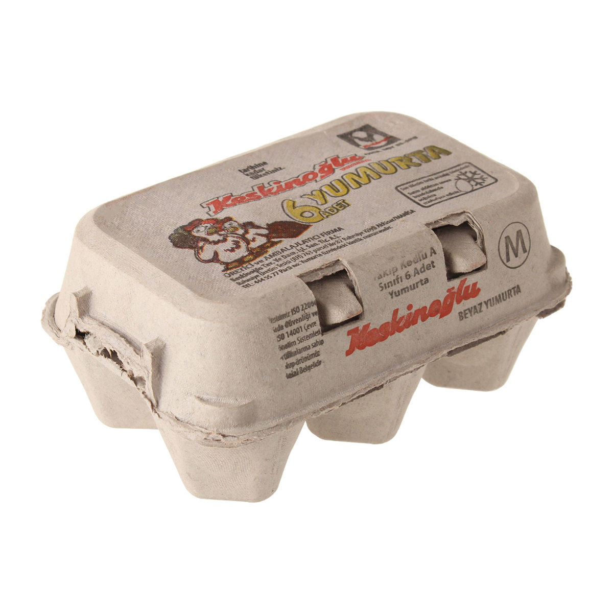 Keskinoğlu Yumurta Orta Boy Beyaz 6'lı
