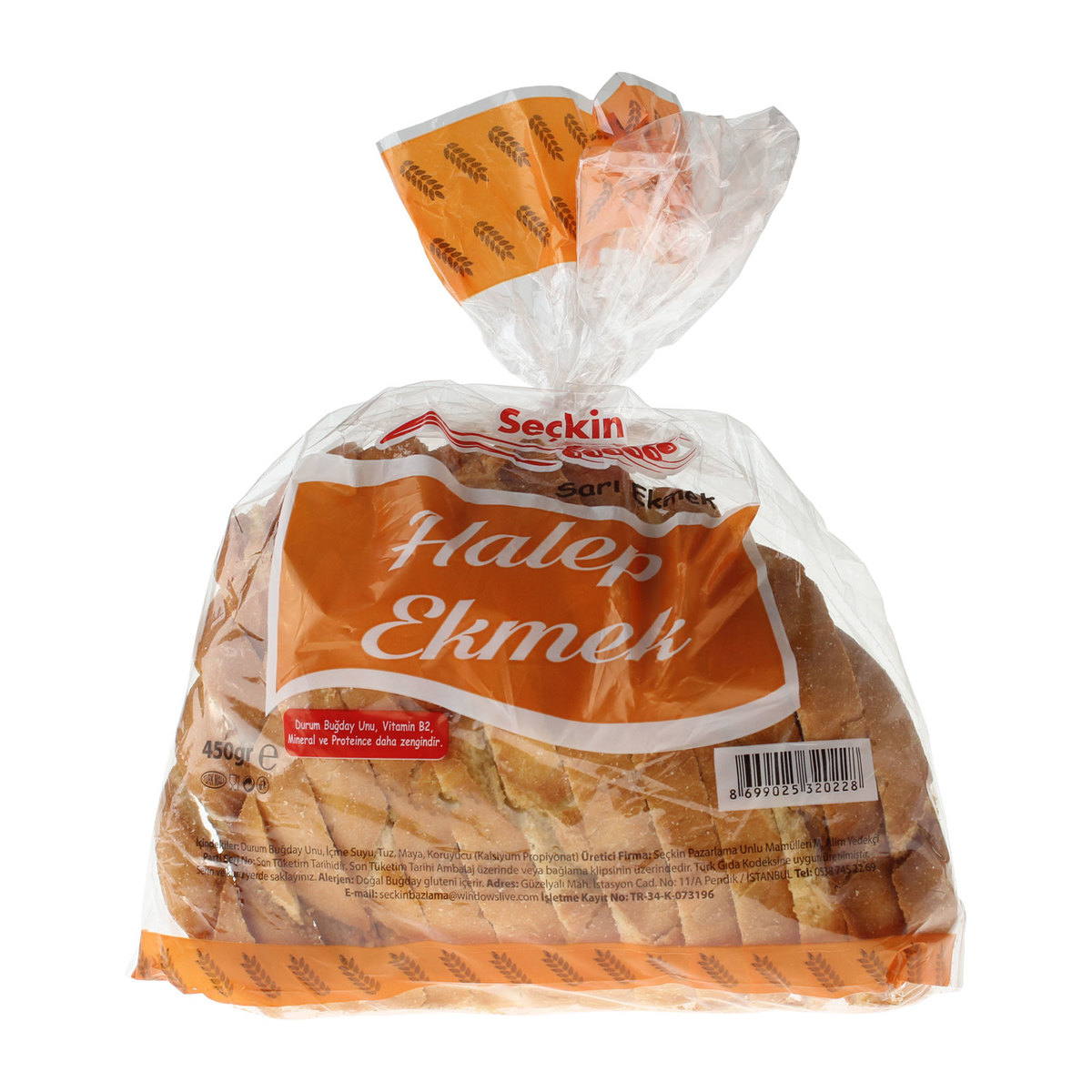 Seçkin Halep Ekmek 450 gr