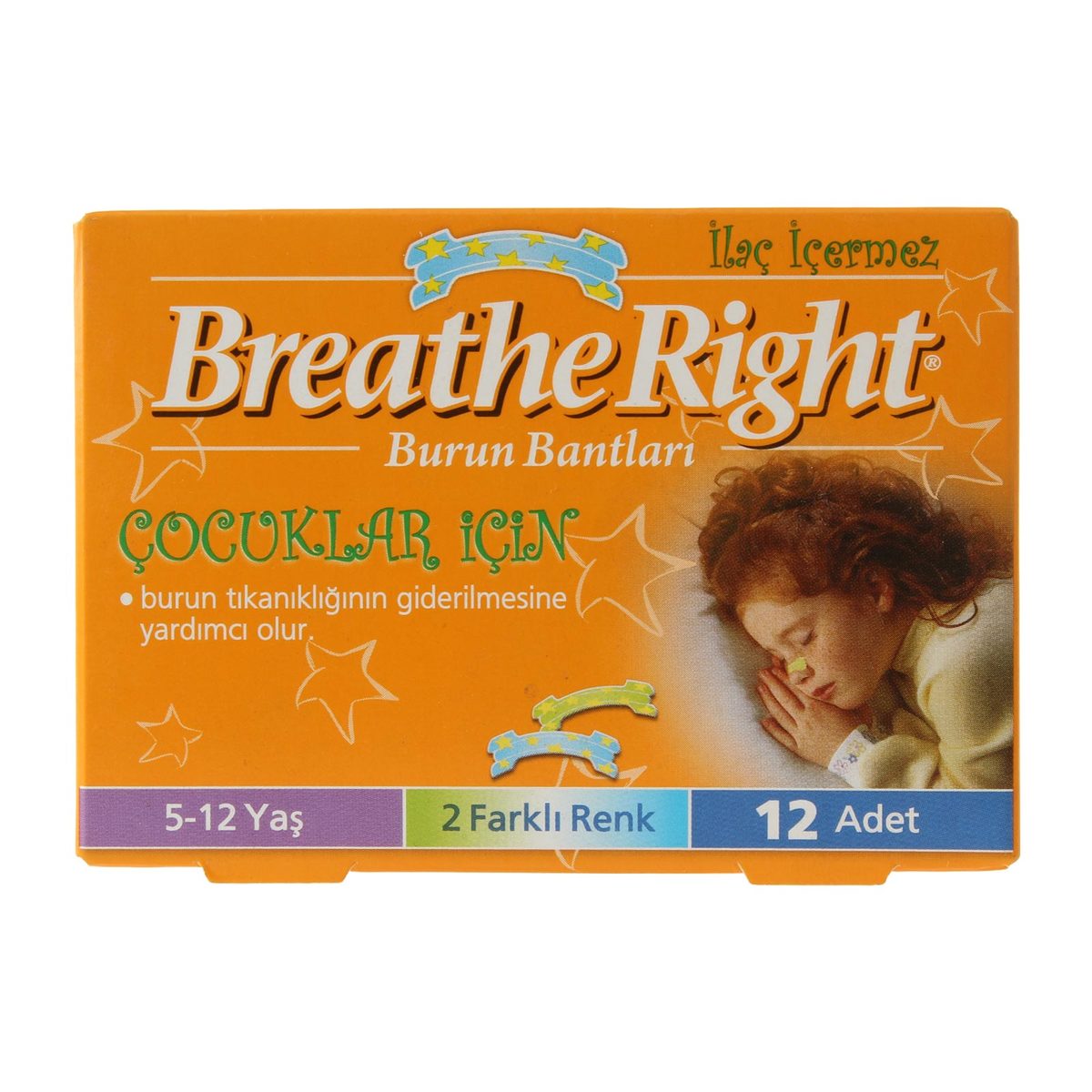 Breathe Right Burun Bandı Çocuklar için 12'li
