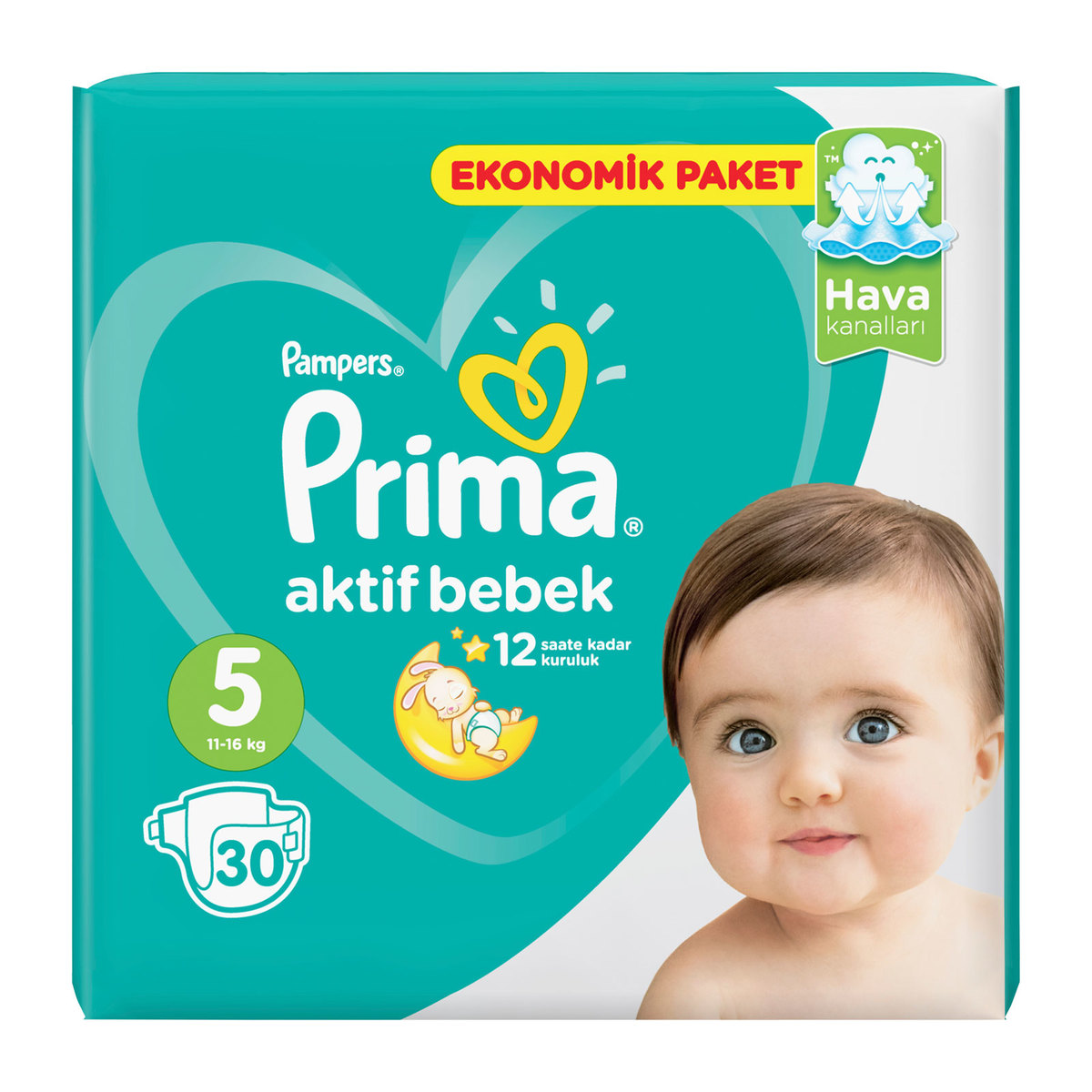 Prima Bebek Bezi Aktif Bebek Ekonomik Junior 30'lu