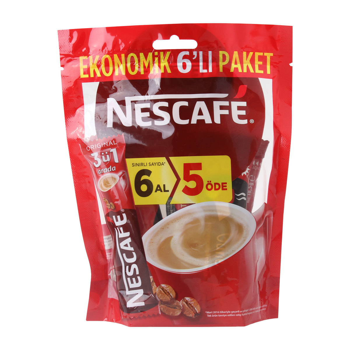 Nescafe 3'ü 1 Arada 6 Al 5 Öde
