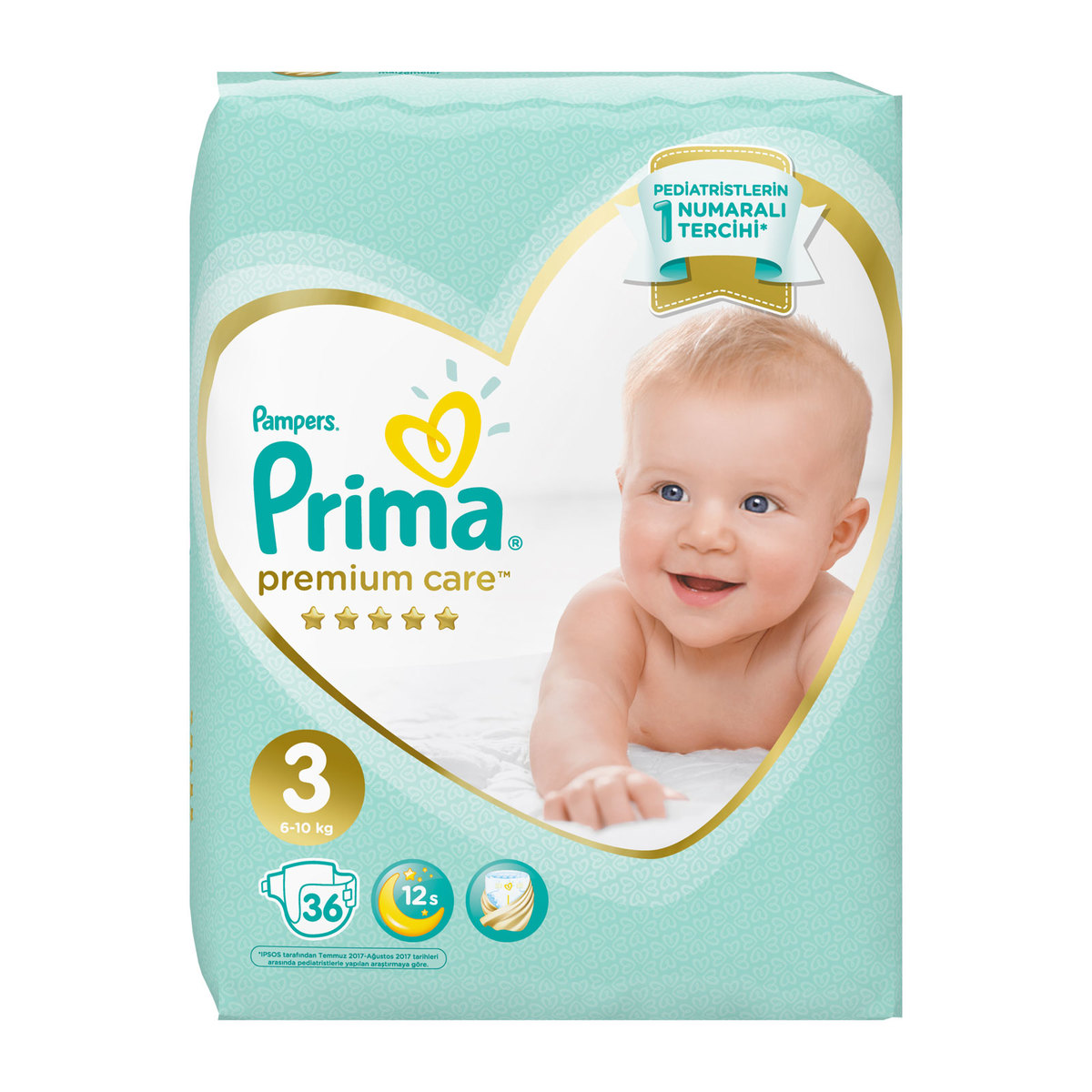 Prima Premium Care Bebek Bezi Midi 36'lı 3 Beden