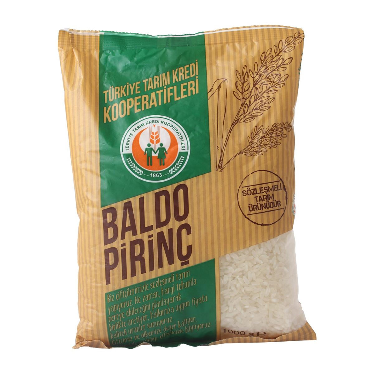 Türkiye Tarım Kredi Koop. Pirinç Baldo 1 kg
