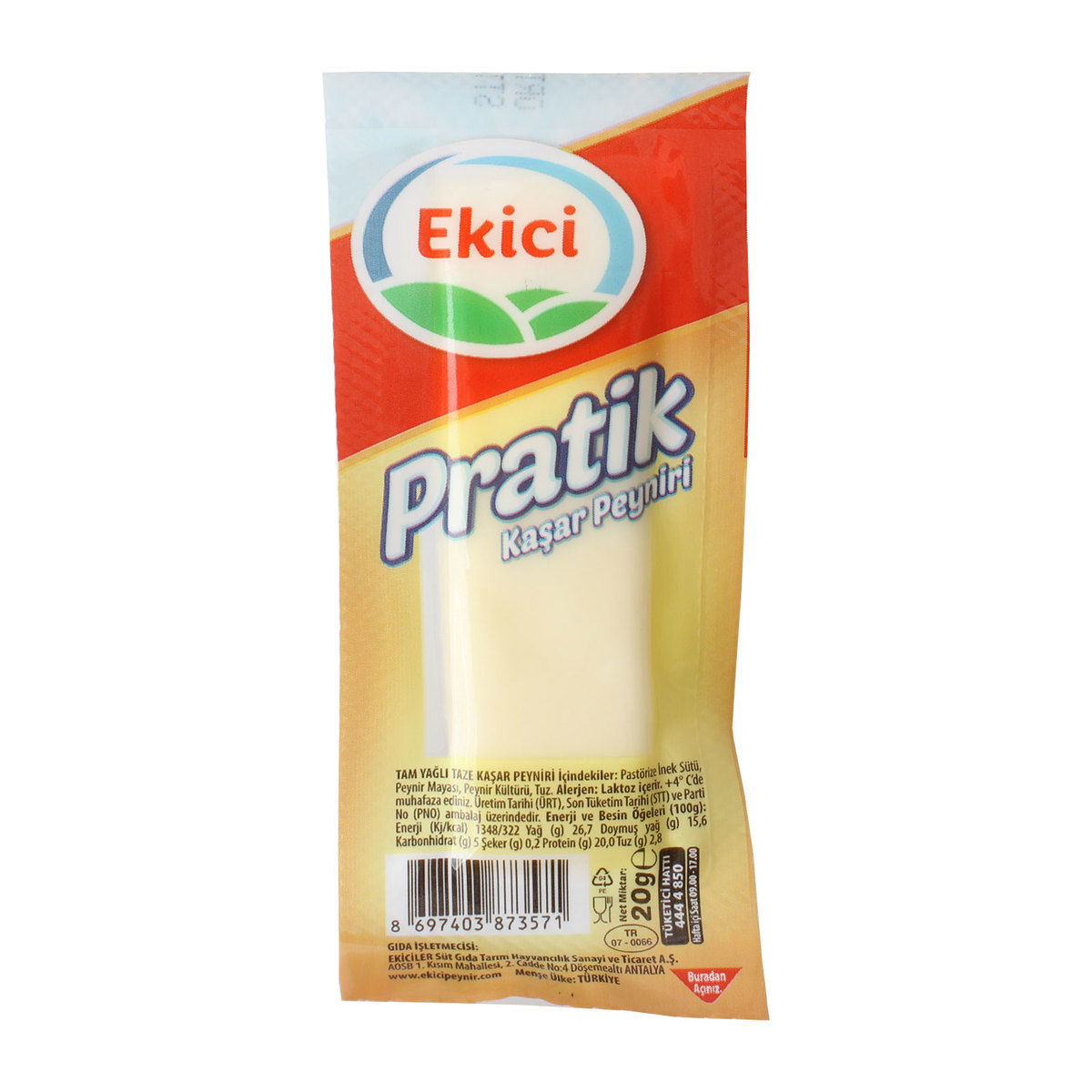 Ekici Pratik Kaşar 20 gr