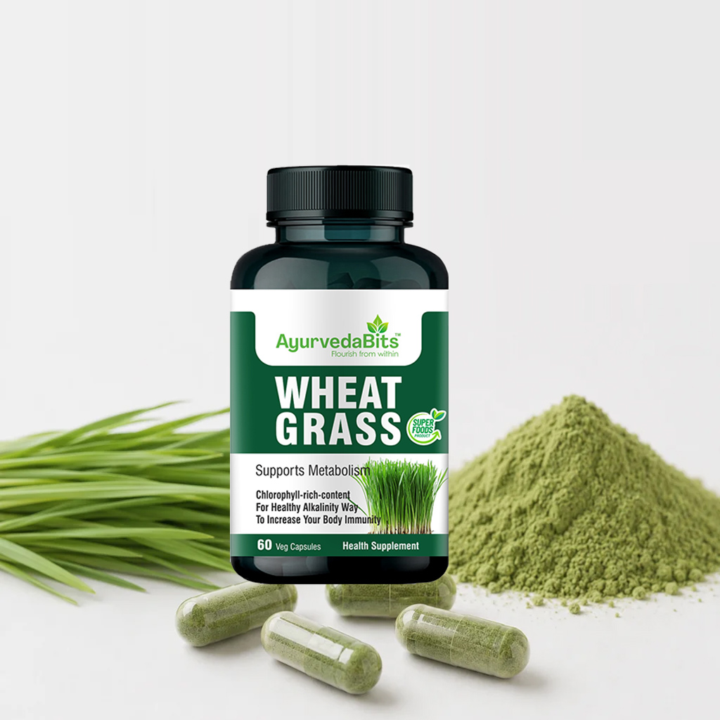 Wheatgrass Capsules | Natural Green Superfood for Daily Wellness