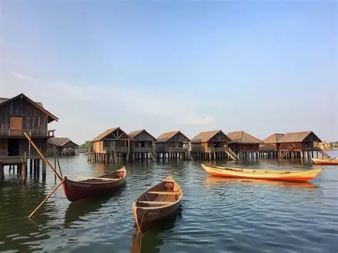 Serene water village experience offering a unique romantic escape.