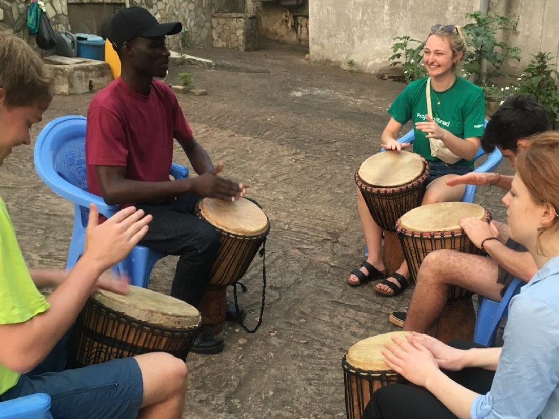 Interactive cultural performance bringing rhythm and storytelling to life.