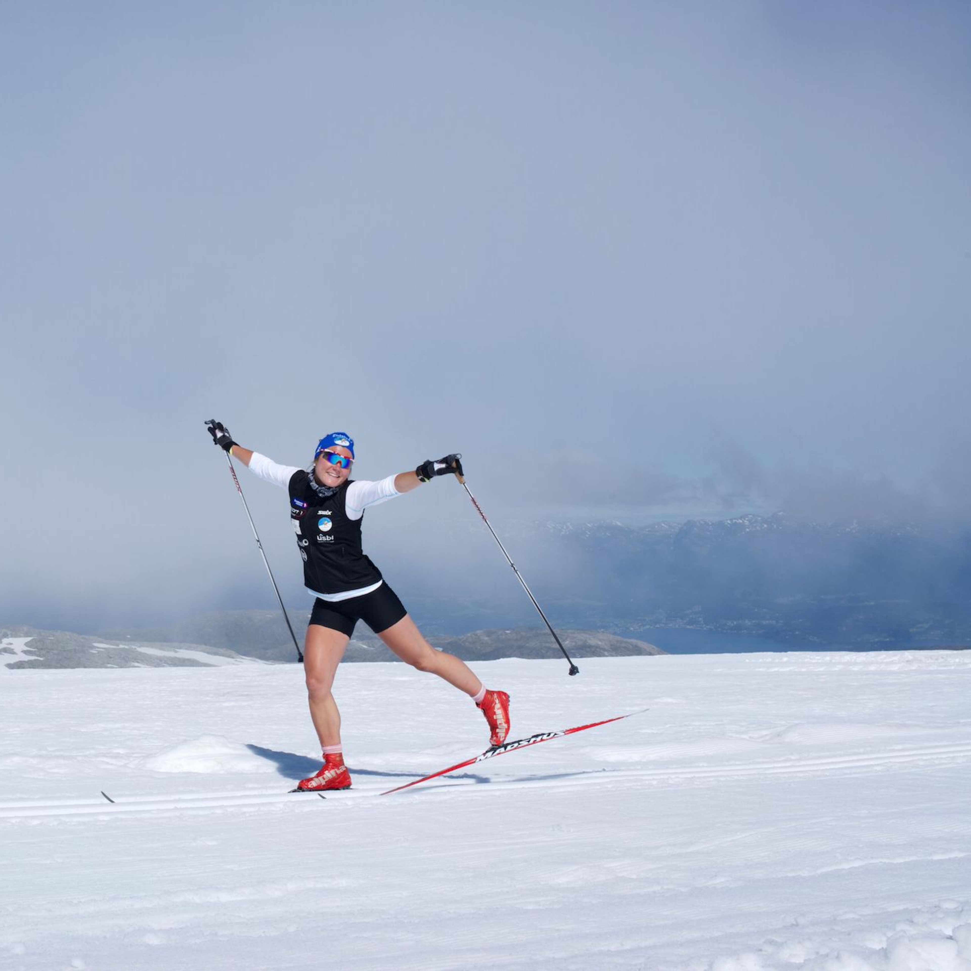Summer skiing in shorts is an experience you should not miss out on when visiting Norway