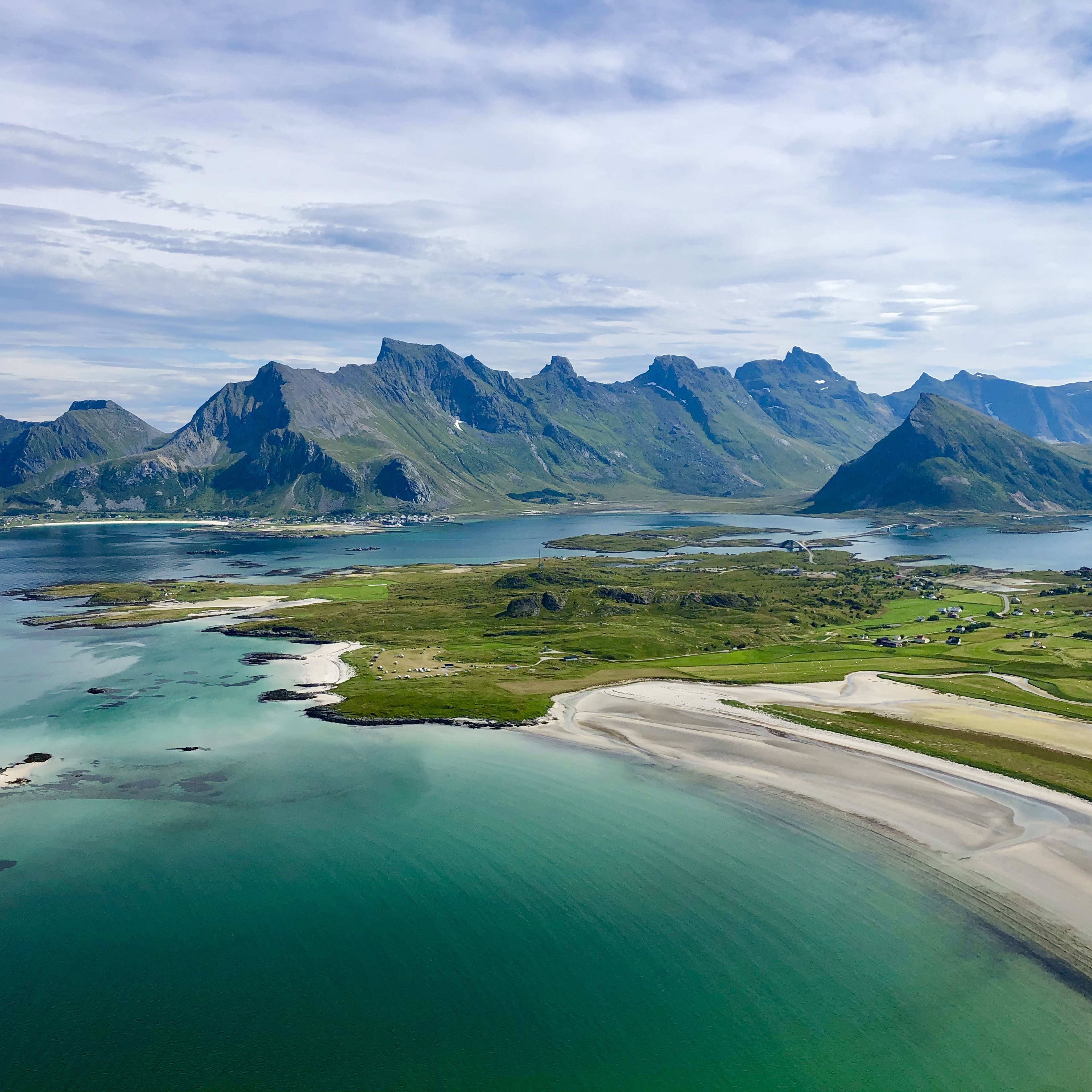 Kystlandskap i Lofoten, et sertifisert bærekraftig reisemål i Norge.