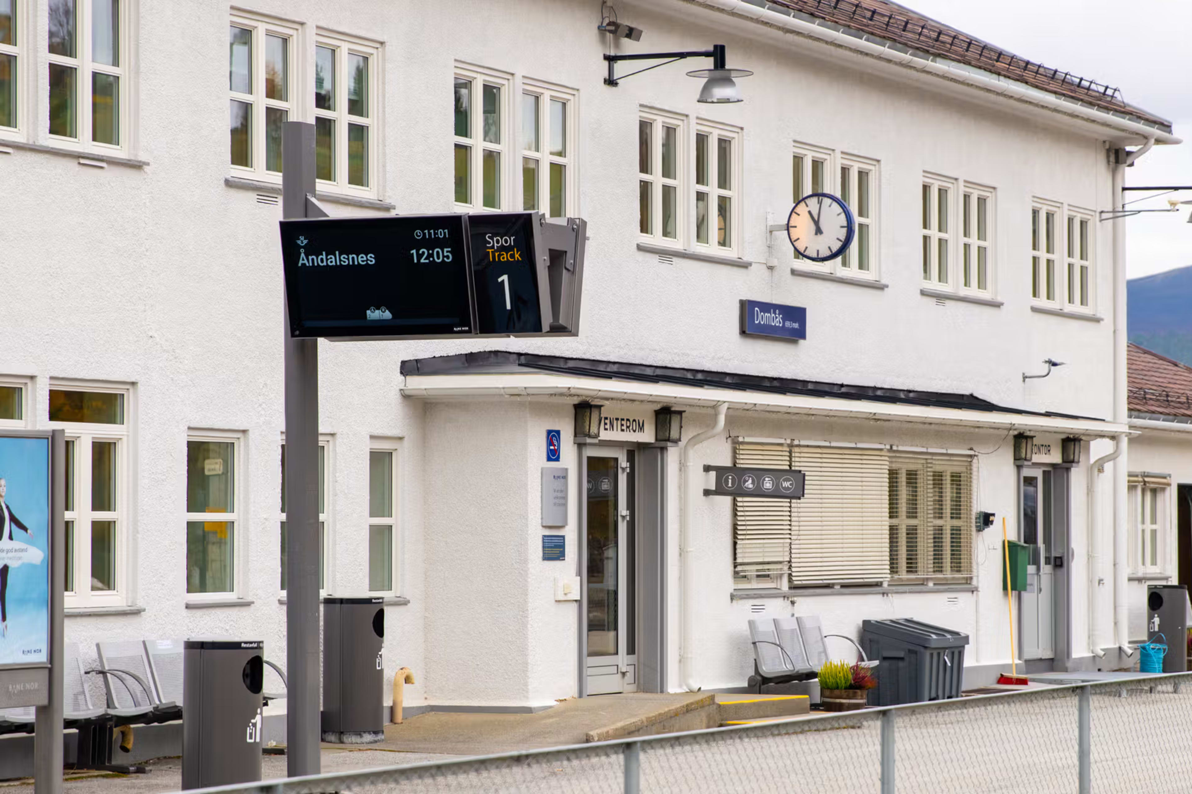 Dombås stasjon på Dovrebanen