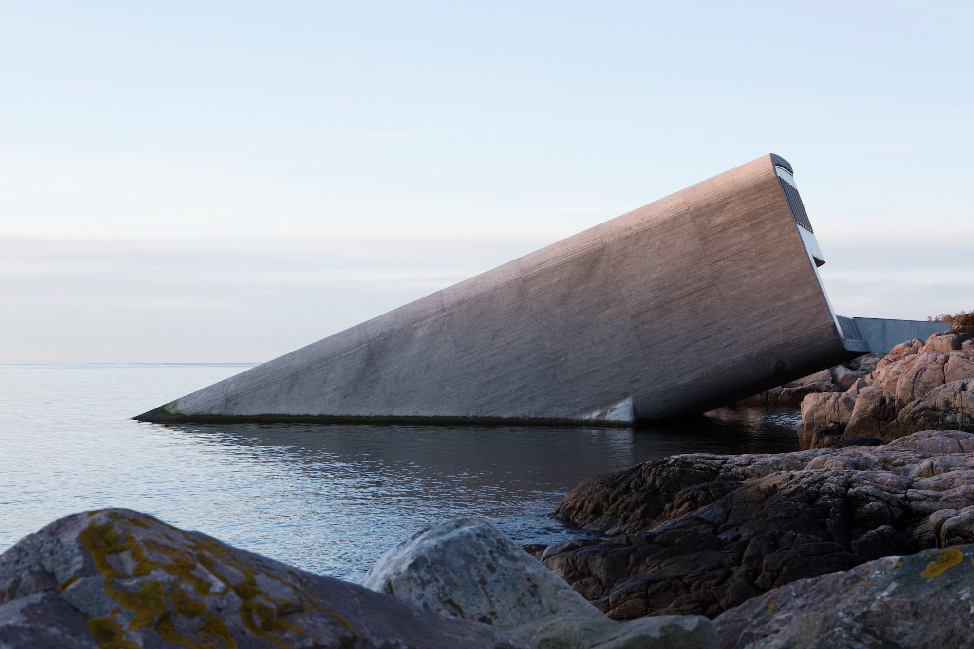 Under restaurant - an underwater restaurant in Lindesnes in the southern part of Norway